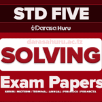 HEAGTON Standard Five (V) Monthly Test July 2024, Standard Five Midterm Exams August 2024 From MESP Tanzania, Standard Five Terminal Examination May 2024 Sunland Pre & Primary School, SPES Standard Five 5 Monthly Exams September 2024, MESP STANDARD FIVE ANNUAL EXAMS NOV 2024, SPES Standard Five Annual Examination November 2024, PENTA Standard Five Assessment Exams 2025, MESP Tanzania Standard Five End of Moth Examinations April 2024, INENWA PRIMARY Standard Five Terminal Examinations With Answers May 2024, VOPSO Standard Six Assessment Examination April 2024, VOPSO Standard Five Assessment Examination April 2024, INENWA Standard Five Terminal Examinations With Answers May 2024, VOPSO Standard Five Assessment Examination April 2024