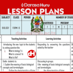 Download Lesson Plans For Teachers Form 1 - 4 Secondary School, Mathematics Lesson Plans Form 1 - 4, BIOLOGY Lesson Plans Form 1 - 4, CHEMISTRY Lesson Plans Form 1 - 4, PHYSICS Lesson Plans Form 1 - 4, KISWAHILI Lesson Plans Form 1 - 4, LITERATURE IN ENGLISH Lesson Plans, ENGLISH LANGUAGE Lesson Plans Form 1 - 4, GEOGRAPHY Lesson Plans Form 1 - 4, HISTORY Lesson Plans Form 1 - 4, CIVICS Lesson Plans Form 1 - 4