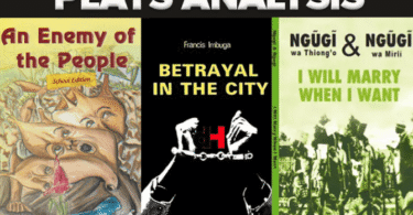 Plays Books Analysis Form 5 6 Advanced Level