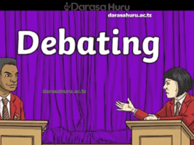 DEBATE (HOW TO WRITE AND ORGANIZE A DEBATE)