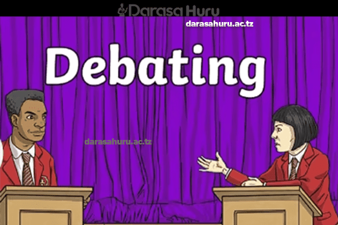DEBATE (HOW TO WRITE AND ORGANIZE A DEBATE)