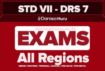 Standard Seven (Darasa la Saba) Exams 2026, Download Standard Seven (Darasa La Saba) Exams 2025 - All Regions