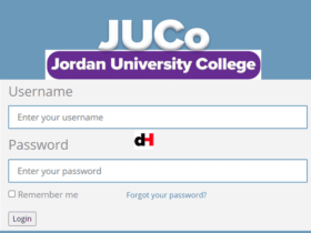 JUCo Online Admission Application, Jordan University College(JUCo) Online Admission Application
