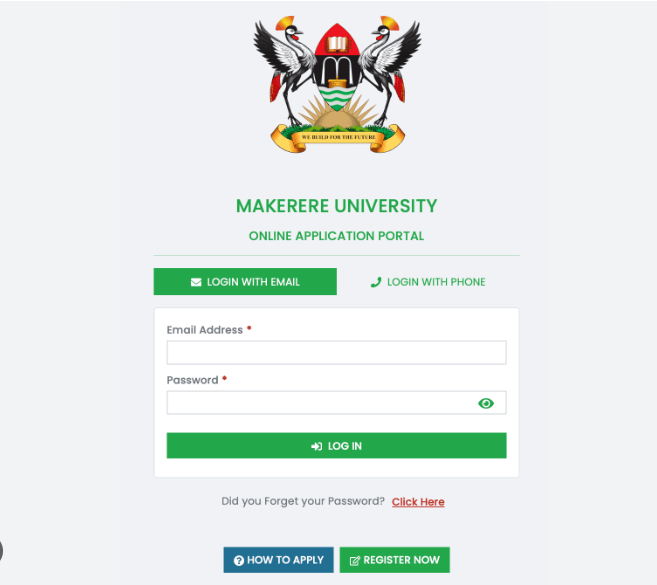 Makerere University Online Application System