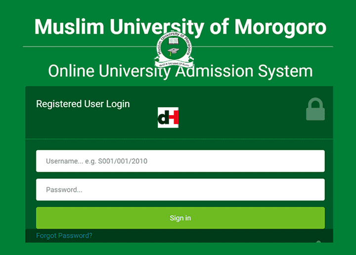 Muslim University of Morogoro(MUM) Admission Online Application