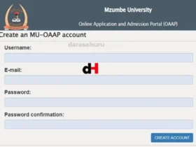 Mzumbe University(MU) Admission Online Application System
