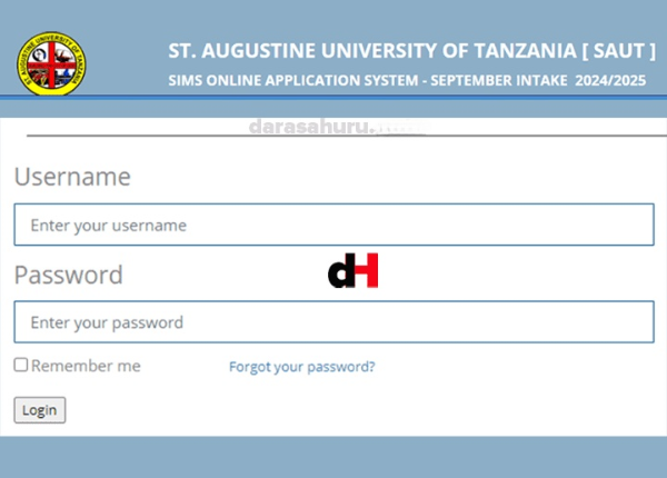 St. Augustine University of Tanzania (SAUT) Admission Online Application System