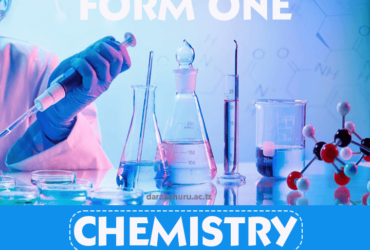 Chemistry Notes For Form Four - All Topics, Chemistry Form One Notes New Syllabus