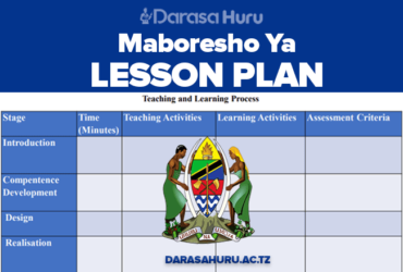 Jinsi ya Kujaza Improved Lesson Plan-New Curriculum, Lesson Plan English Form One 2025 New Syllabus, Maboresho (Improvements) ya Lesson Plan 2025, Lesson Plans Form One 2025 All Subjects, Lesson Plans Form One 2025 All Subjects