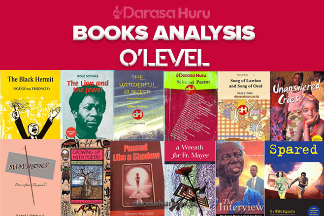 ENGLISH BOOKS ANALYSIS FORM 3 - 4 PDF