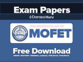MOFET Standard Four Pre-Joint Assessment April 2024