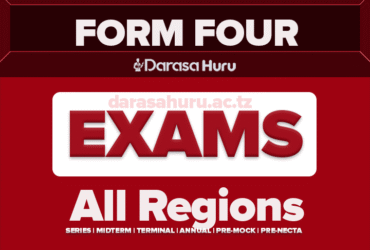 Form Four Mock And Pre NECTA Exams 2025