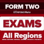 Form Two Examinations With Marking Schemes 2025 - All Regions, Mock & Pre-National (Pre-NECTA) Form Two Examinations 2025 - All Regions, Form Two Exams With Marking Schemes 2024 - Mock & Pre-NECTA, Series Exams 2024 – All Regions, Mock Exams And Pre NECTA Form Two 2025