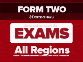Form Two Exams With Marking Schemes 2024 - Mock & Pre-NECTA, Series Exams 2024 – All Regions, Mock Exams And Pre NECTA Form Two 2025