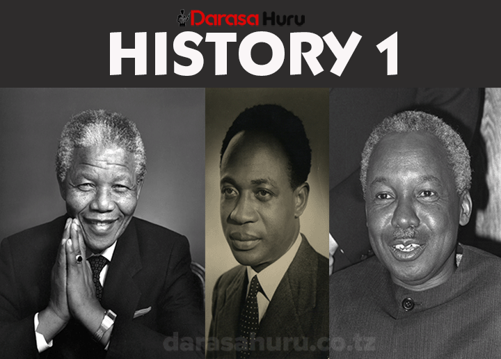 History 1 Full Notes Advanced Level Form 5 and 6