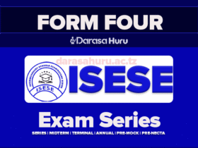 ISESE Form Four Monthly Exams July 2025 With Answers, ISESE Form Four Pre-Mock Exams & Marching Schemes March 2024, ISESE Form Four Opening Test With Marking Schemes 2025