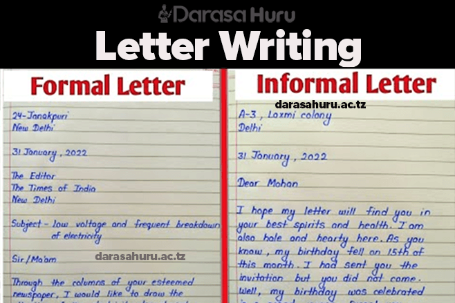 Writing Formal Letters,