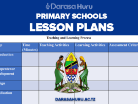 Mathematics Lesson Plan Standard Three, Read and Download Free Teachers Lesson Plans for Primary Schools