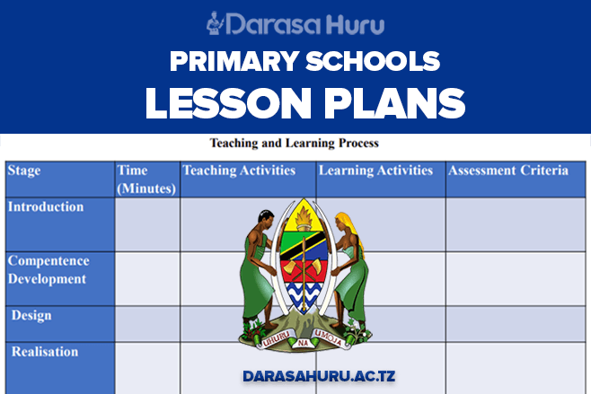 Mathematics Lesson Plan Standard Three, Read and Download Free Teachers Lesson Plans for Primary Schools