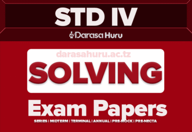 MONDULI Grade Four (Darasa la Nne) Mock Exams July 2025 English and Kiswahili Medium, TABORA Standard Three Annual Exams November 2024 English and Kiswahili Medium, BUCHOSA DC Darasa La Nne First Assessment February 2025, TEMEKE DSM Standard Four Mock Exams 2025 Miburani Ward, HAI DC Standard Four Mock Exam April 2025 With Answers