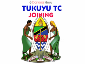 Tukuyu Teachers' College Joining Instruction