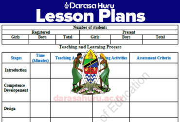 LESSON PLANS FVI - Darasa Huru, LESSON PLANS FV - Darasa Huru, LESSON PLANS FIV - Darasa Huru, LESSON PLANS FIII - Darasa Huru, LESSON PLANS FI - Darasa Huru, Lesson Plans A'Level Form 5 - 6 - Darasa Huru, SUBJECT LESSON PLANS - Darasa Huru, Civics Lesson Plans 2025, History Lesson Plans 2025, Geography Lesson Plans 2025, English Language Lesson Plans 2025, English Language Lesson Plans 2025, English Language Lesson Plans 2025, Literature in English Lesson Plans 2025, Kiswahili Lesson Plans 2025, Physics Lesson Plans 2025, Chemistry Lesson Plans 2025, Biology Lesson Plans 2025, Mathematics Lesson Plans 2025, Lesson Plans For Teachers 2025 Form 1 - 4 All Subjects, Lesson Plans For Teachers 2025 Form 1 - 4 All Subjects, Lesson Plans For Teachers Form 1 - 4 Secondary School - All Subjects Free Download, Read and Download Free Teachers Lesson Plans All Levels
