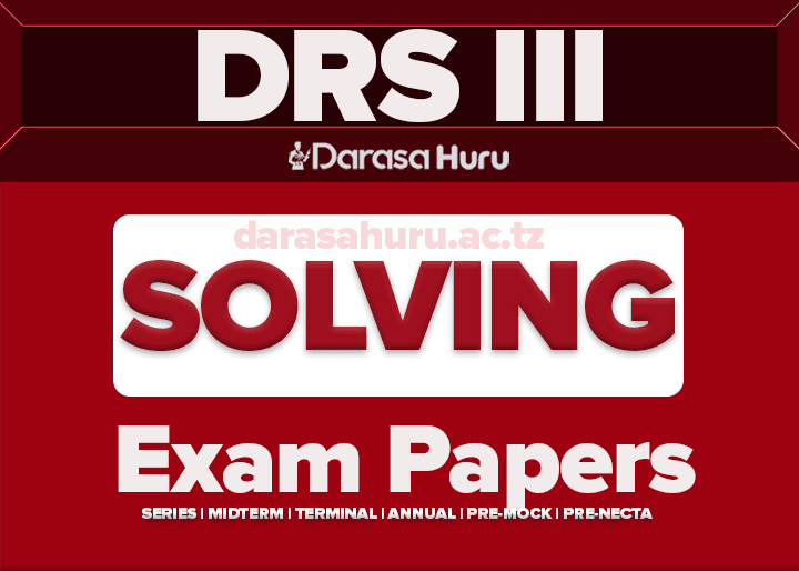 DARASA LA 3 ANNUAL EXAMINATION NOVEMBER 2025 NSUNGA PRIMARY SCHOOL