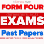 KASULU TC Form Four Pre-Mock Exams 2025 With Marking Schemes, Markaz Islamic Form Four Special Exam 2025, Form Four Exams With Marking Schemes 2025 - All Regions, BUHIGWE DC Form Four Midterm Examinations April 2025, ARUSHA Form Four 8 Regions Mock Examinations May 2025, JEPGOS Form Four Pre-Mock Examinations May 2025