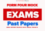Form Four Mock Examinations 2025 Bagamoyo District Council