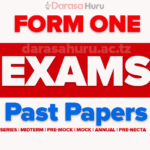 JIEPSS Form One Joint Terminal Examination 2025 All Subjects, Form One Opening Exams New Syllabus July 2025, Ilemela (Mwanza) Form One Joint Terminal Exams 2025 With Marking Schemes, Hai DC Form One New Syllabus Terminal Exam May 2025, Nkerege Form One New Syllabus Terminal Exam May 2025, Shinyanga Midterm Form One New Syllabus Exams March 2025 All Subjects