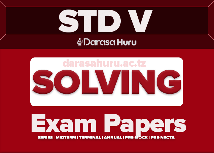 SIHA DC TERMINAL EXAMINATION DARASA LA TANO 2025