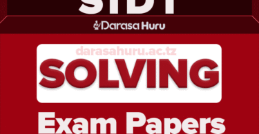 STANDARD ONE (DARASA LA KWANZA) EXAMINATION SERIES 2026 BY DARASA HURU, Kusoma Standard One Annual Exam 2025 - Darasa Huru, English Standard One Annual Exam 2025, Afya na Mazingira Standard One Annual Exam 2025