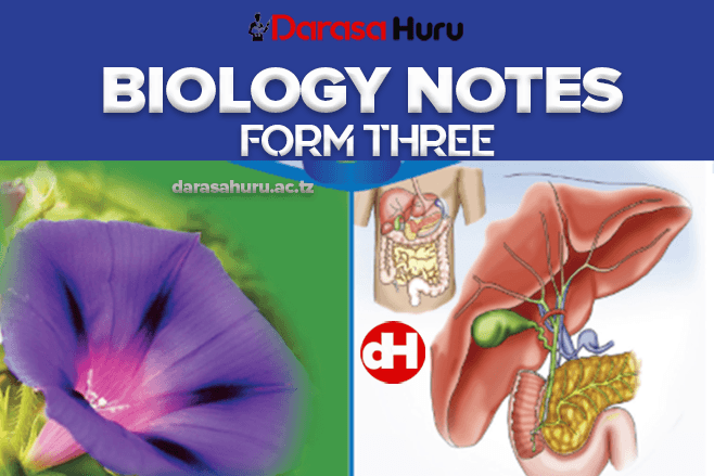 Biology Form Three Notes - All Topics
