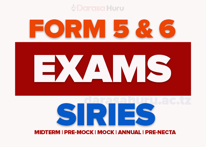 NE Geography Examination Series With Answers For Advanced Level Form 5 and 6