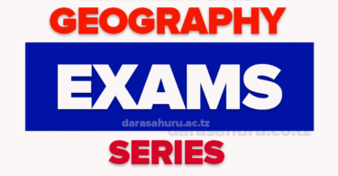 Download ISESE UBN Geography Form Four Exams Series 2025