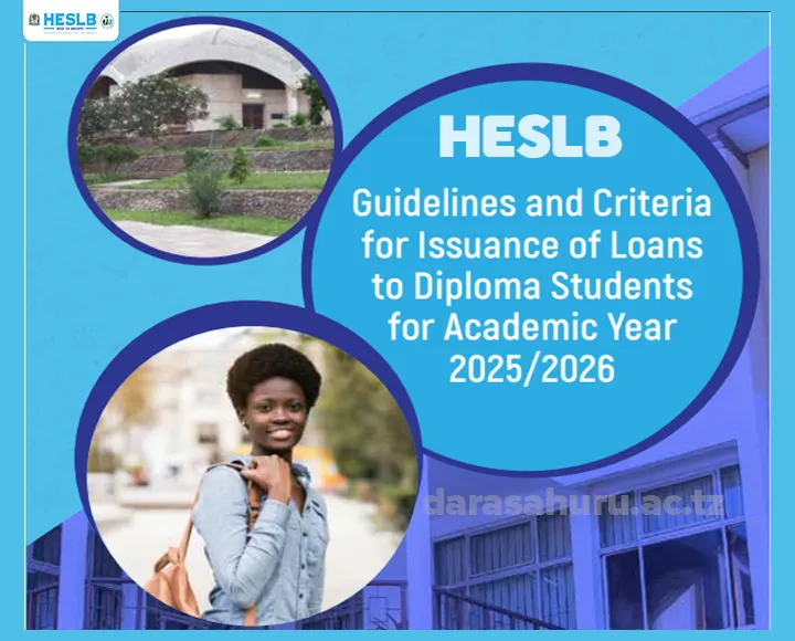 HESLB Guidelines and Criteria For Diploma Students 2025