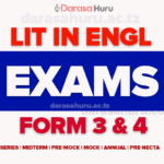 LITERATURE IN ENGLISH EXAMS FORM 3 & 4