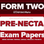 JEPGOS FORM TWO PRE-NECTA TWO (02) EXAMINATION - 2025, ISESE Form Two Pre-Necta Series III 2025 With Answers, Kibondo Dc Form Two Pre-National Examinations 2025, CSSC Form Two Joint Pre-National Examination 2025, Tunduma and Ileje Form Two Joint Pre-National Exams 2025, Arusha (Meru DC) TAHOSSA Form Two Pre-National Exams 2025 With Marking Schemes, Form Two Pre NECTA Series II Exams 2025, CASAU Form Two Pre NECTA Exams 2025 With Marking Schemes, Form Two CSSC Eastern Zone Pre-National Joint Exams 2025, ISESE Form Two Pre NECTA Solved Exams July 2025, ISESE Form Two Pre NECTA Solved Exams July 2025ISESE Form Two Pre NECTA Solved Exams 2025 With Answers