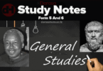 General Studies Notes Form 5 and 6, International Affairs, Man, Philosophy And Religion
