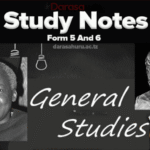 General Studies Notes Form 5 & 6 - Darasa Huru, General Studies Notes Form 5 and 6, International Affairs, Man, Philosophy And Religion