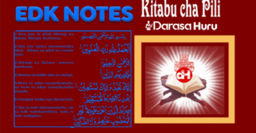 EDK Notes Darasa la Pili (Standard Two)