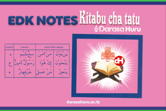EDK Notes Darasa la Tatu