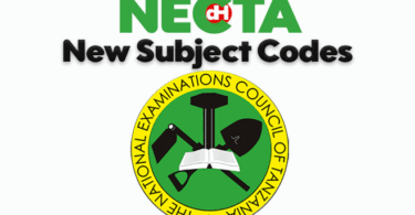 NECTA New Subject Codes for Form 1 and 2