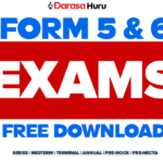 FORM FIVE AND SIX EXAMINATIONS FOR ADVANCED LEVEL ALL COMBINATIONS