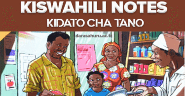 KISWAHILI FORM V, KISWAHILI FORM FIVE FULL NOTES PDF