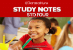 Sayansi na Teknolojia Study Notes Darasa La Nne Old Syllabus, JIOGRAFIA NA MAZINGIRA Darasa la Nne Study Notes All Topics