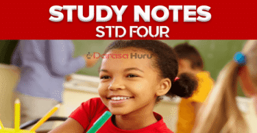 Sayansi na Teknolojia Study Notes Darasa La Nne Old Syllabus, JIOGRAFIA NA MAZINGIRA Darasa la Nne Study Notes All Topics