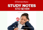 Sayansi na Teknolojia Study Notes Darasa la Saba PDF, English Language Notes Standard Seven PDF