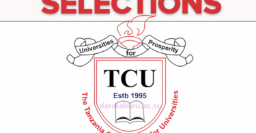 Selections - Waliochaguliwa Chuo - Darasa Huru, IMTU List of Selected Applicants 2025/2026 International Medical and Technological University, TCU Multiple Selected Applicants 2025/2026, List Of University Selected Applicants 2025/2026 All Universities in Tanzania
