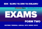 EDK Form Two Exams 2025 Download PDF Elimu ya Dini ya Kiislamu